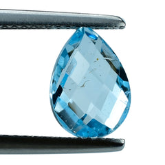 SKY BLUE TOPAZ BRIOLETTE PEAR (SI) 10X7MM 2.83 Cts.