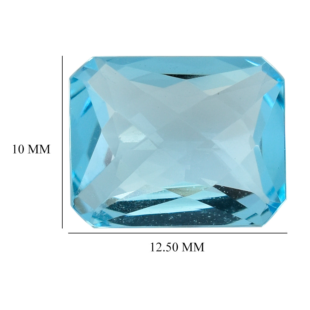 SKY BLUE TOPAZ FANCY OCTAGON 12.50X10MM 7.05 Cts.