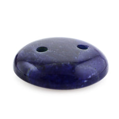 SODALITE LENTIL ROUND (FULL DRILL 1MM) 10MM 2.12 Cts.