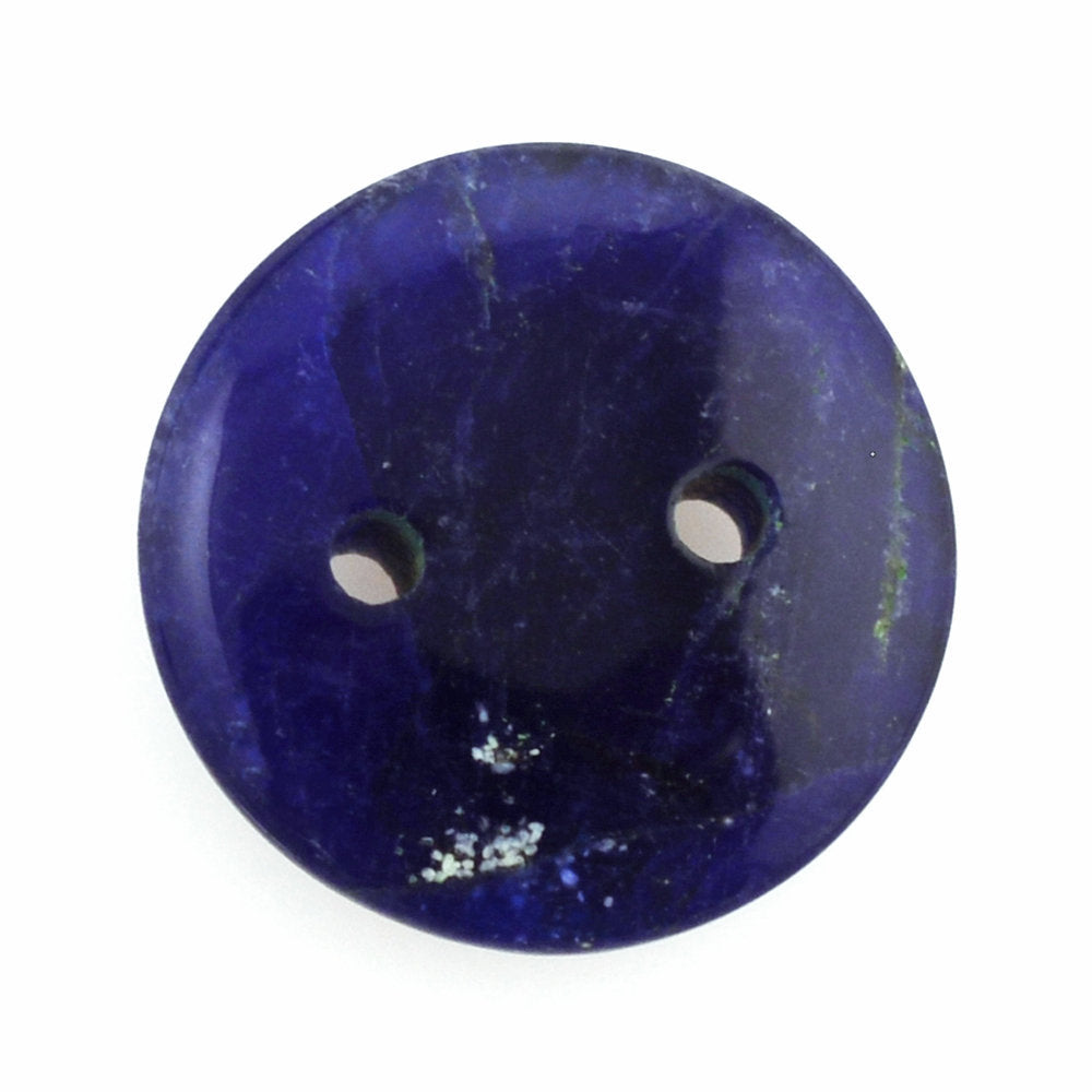 SODALITE LENTIL ROUND (FULL DRILL 1MM) 10MM 2.12 Cts.