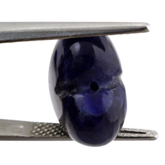 SODALITE PUFFY HEART SACRED (HALF DRILL 1MM) (DES#132) 20X17MM 20 Cts.