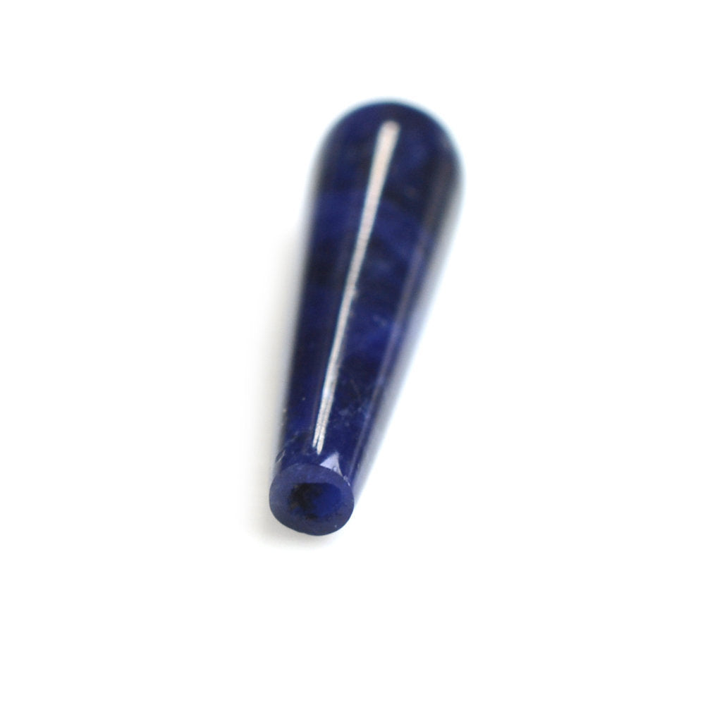 SODALITE PLAIN DROPS (HALF DRILL 0.80MM) 26X6MM 5.30 Cts.