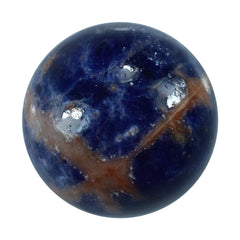 SODALITE ORANGE PLAIN CAB ROUND OPAQUE 12.00X12.00 MM 5.86 Cts.