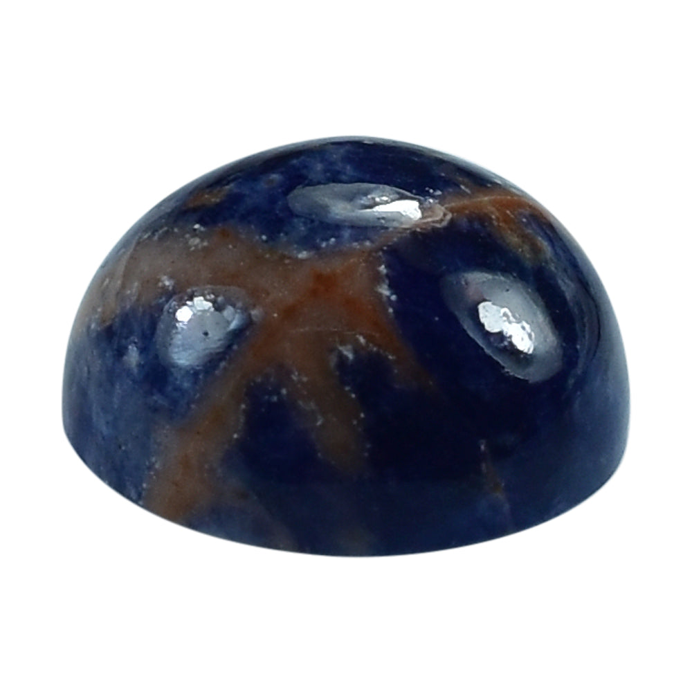 SODALITE ORANGE PLAIN CAB ROUND OPAQUE 12.00X12.00 MM 5.86 Cts.