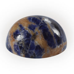 SODALITE ORANGE PLAIN CAB ROUND OPAQUE 16.00X16.00 MM 13.35 Cts.