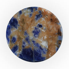 SODALITE ORANGE PLAIN CAB ROUND OPAQUE 16.00X16.00 MM 13.35 Cts.