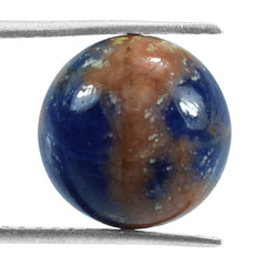 SODALITE ORANGE PLAIN CAB ROUND OPAQUE 10.00X10.00 MM 3.42 Cts.