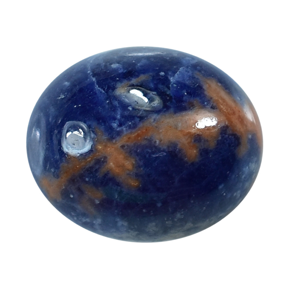 SODALITE ORANGE PLAIN CAB OVAL OPAQUE 12.00X10.00 MM 4.00 Cts.