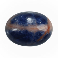 SODALITE ORANGE PLAIN CAB OVAL OPAQUE 16.00X12.00 MM 8.08 Cts.