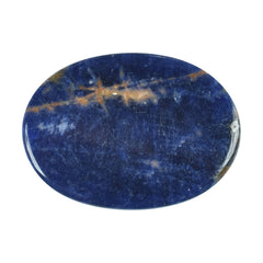 SODALITE ORANGE PLAIN CAB OVAL OPAQUE 18.00X13.00 MM 10.56 Cts.