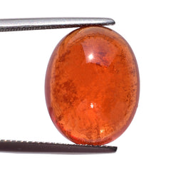 SPESSARITE PLAIN OVAL CAB (AAA/MILKY) 19.00X15.00 MM 22.13 Cts.