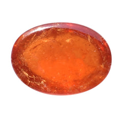 SPESSARITE PLAIN OVAL CAB (AAA/MILKY) 14.00X10.00 MM 8.73 Cts.