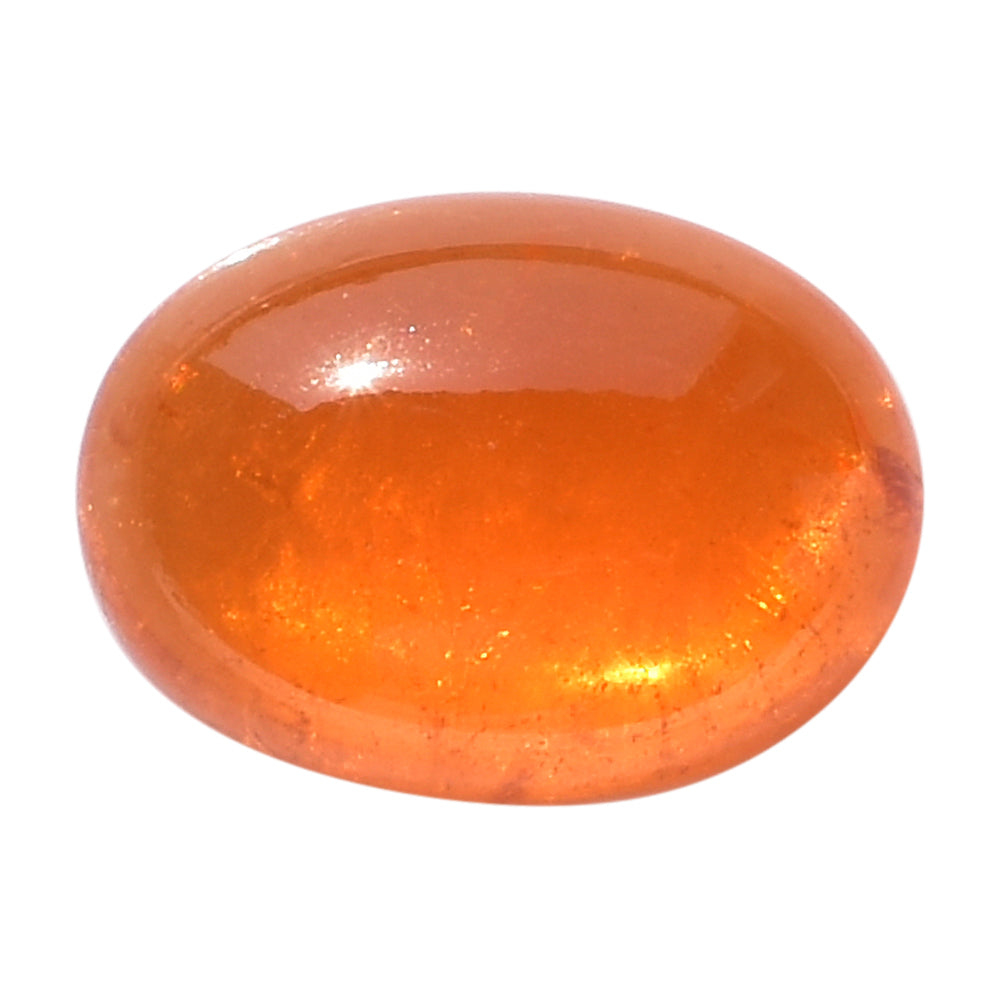 SPESSARITE PLAIN OVAL CAB (A/MILKY) 14.00X10.00 MM 7.89 Cts.