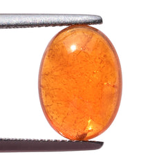 SPESSARITE PLAIN OVAL CAB (A/MILKY) 14.00X10.00 MM 7.89 Cts.