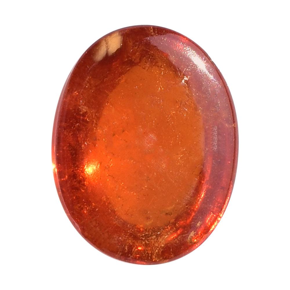 SPESSARITE PLAIN OVAL CAB (AAA/MILKY) 14.00X11.00 MM 11.19 Cts.