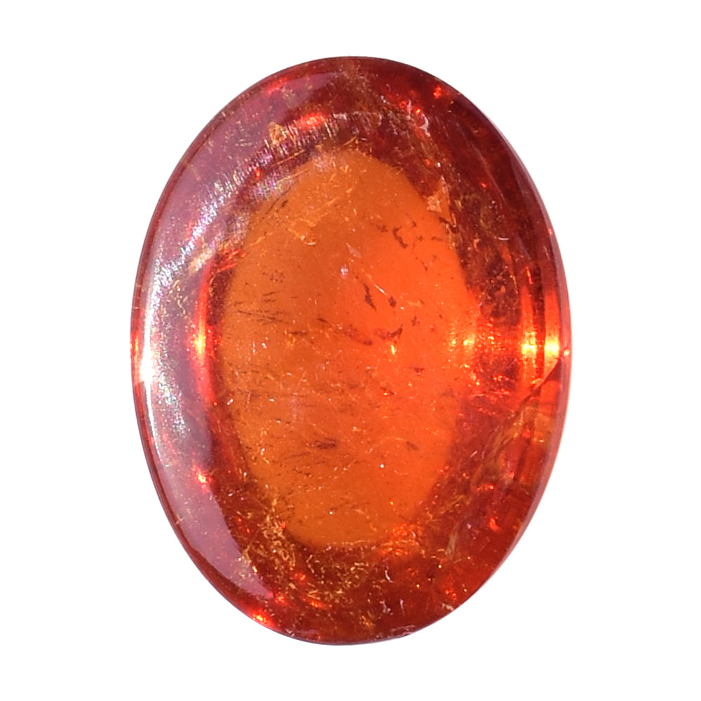 SPESSARITE PLAIN OVAL CAB (AAA/TRANSPARENT) 16.50X12.50 MM 15.34 Cts.