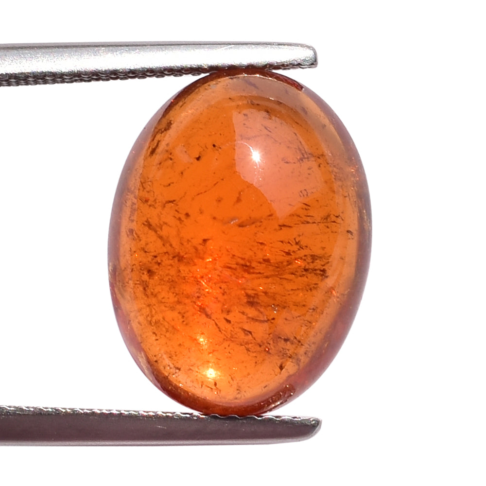 SPESSARITE PLAIN OVAL CAB (AAA/TRANSPARENT) 16.50X12.50 MM 15.34 Cts.