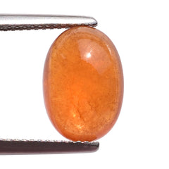 SPESSARITE PLAIN OVAL CAB (A/MILKY) 13.00X9.00 MM 7.14 Cts.