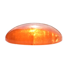 SPESSARITE PLAIN OVAL CAB (A/MILKY) 15.00X11.00 MM 9.59 Cts.