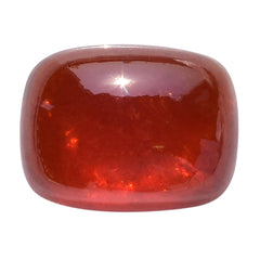 SPESSARITE PLAIN CUSHION CAB (AAA/MILKY) 16.00X12.00 MM 17.7 Cts.