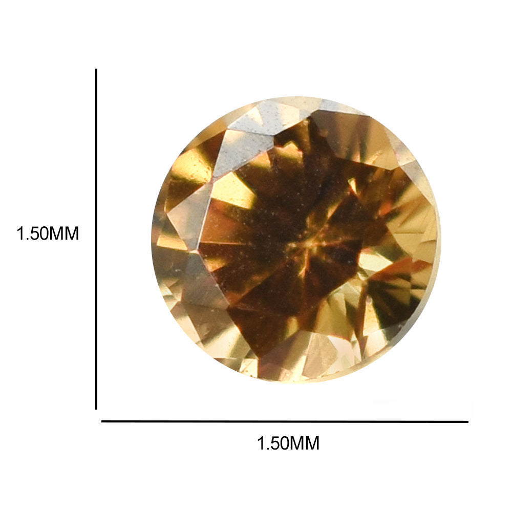SPESSARTITE CUT ROUND 1.50MM 0.01 Cts.