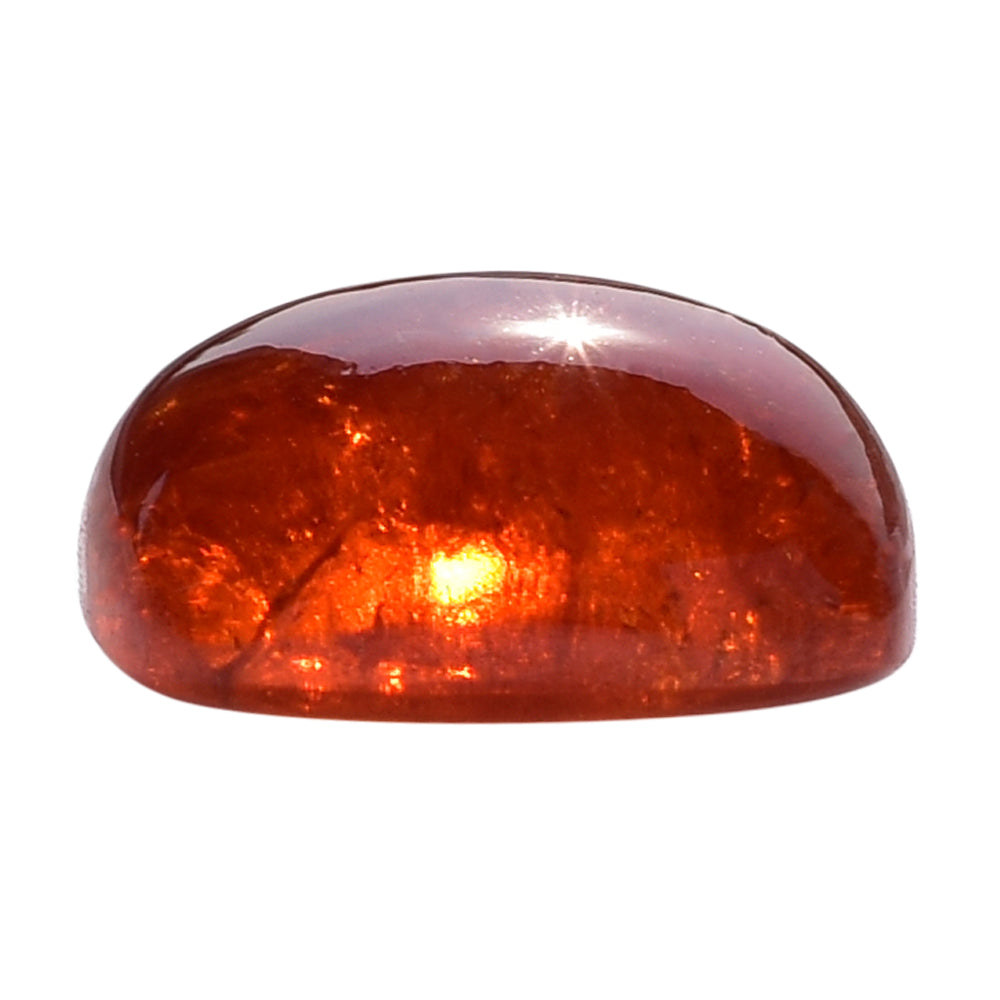 SPESSARITE PLAIN CUSHION CAB (AAA/MILKY) 11.70X10.10 MM 8.54 Cts.