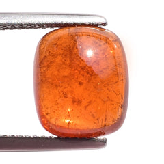 SPESSARITE PLAIN CUSHION CAB (AAA/MILKY) 11.70X10.10 MM 8.54 Cts.