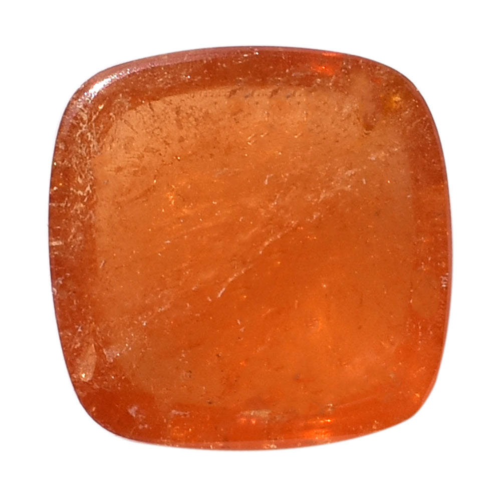 SPESSARITE PLAIN CUSHION CAB (A/MILKY) 12.00X12.00 MM 8.30 Cts.
