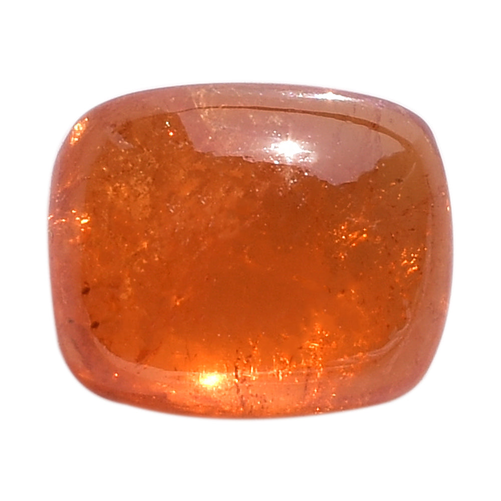 SPESSARITE PLAIN CUSHION CAB (A/MILKY) 11.00X9.00 MM 5.66 Cts.