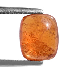 SPESSARITE PLAIN CUSHION CAB (A/MILKY) 11.00X9.00 MM 5.66 Cts.
