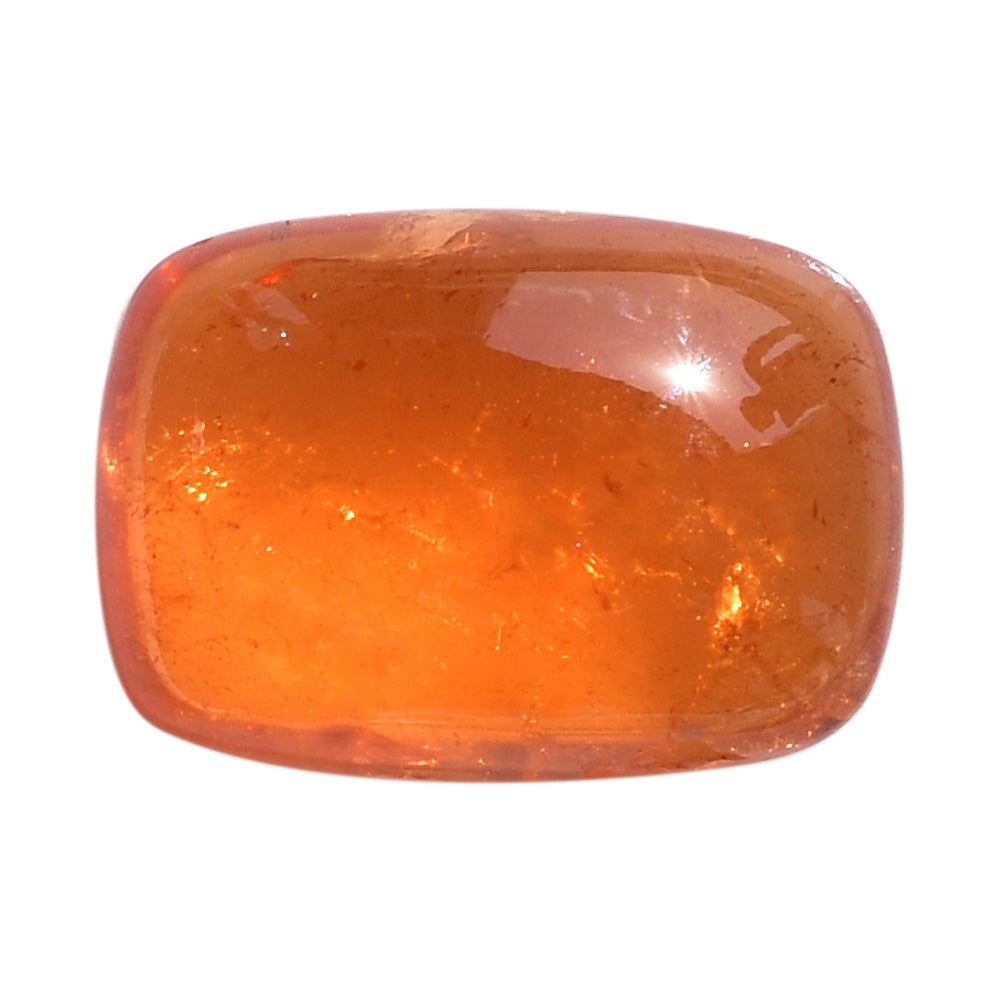 SPESSARITE PLAIN CUSHION CAB (A/MILKY) 14.00X10.00 MM 8.67 Cts.