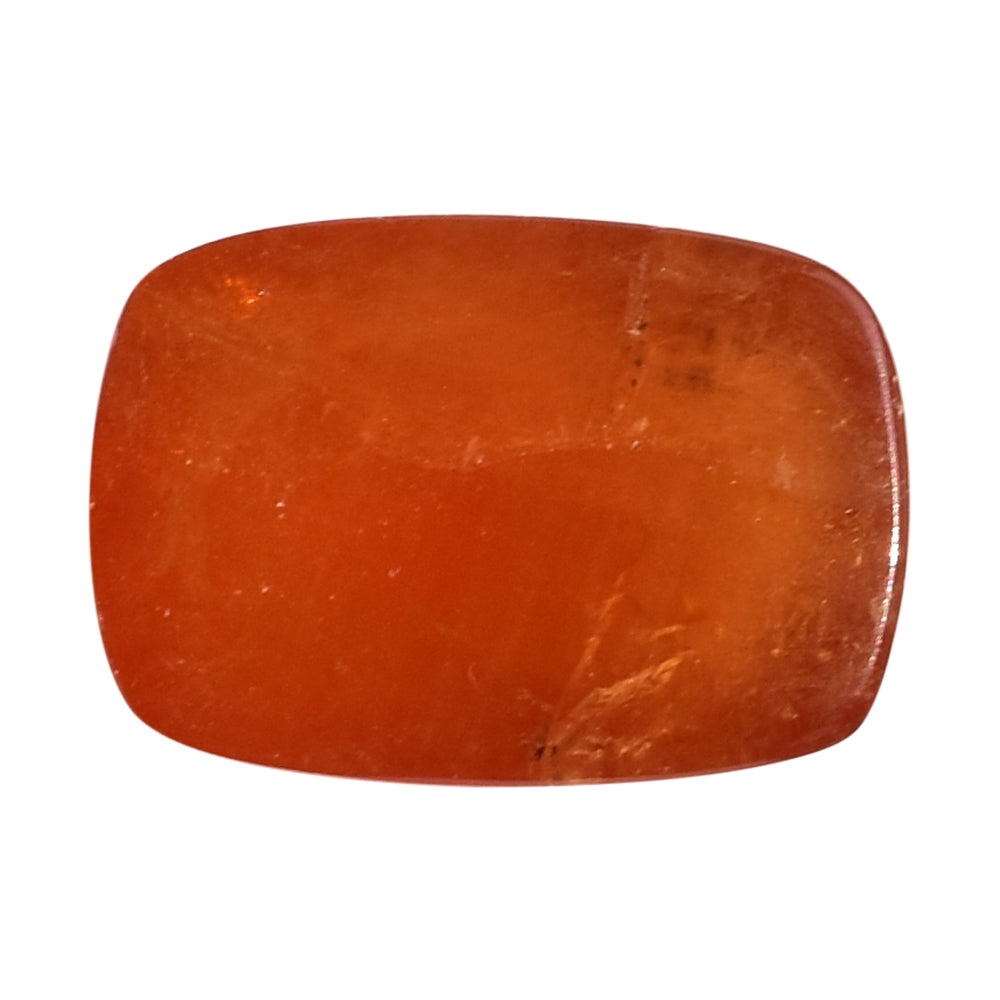 SPESSARITE PLAIN CUSHION CAB (AA/MILKY) 20.00X13.50 MM 22.04 Cts.