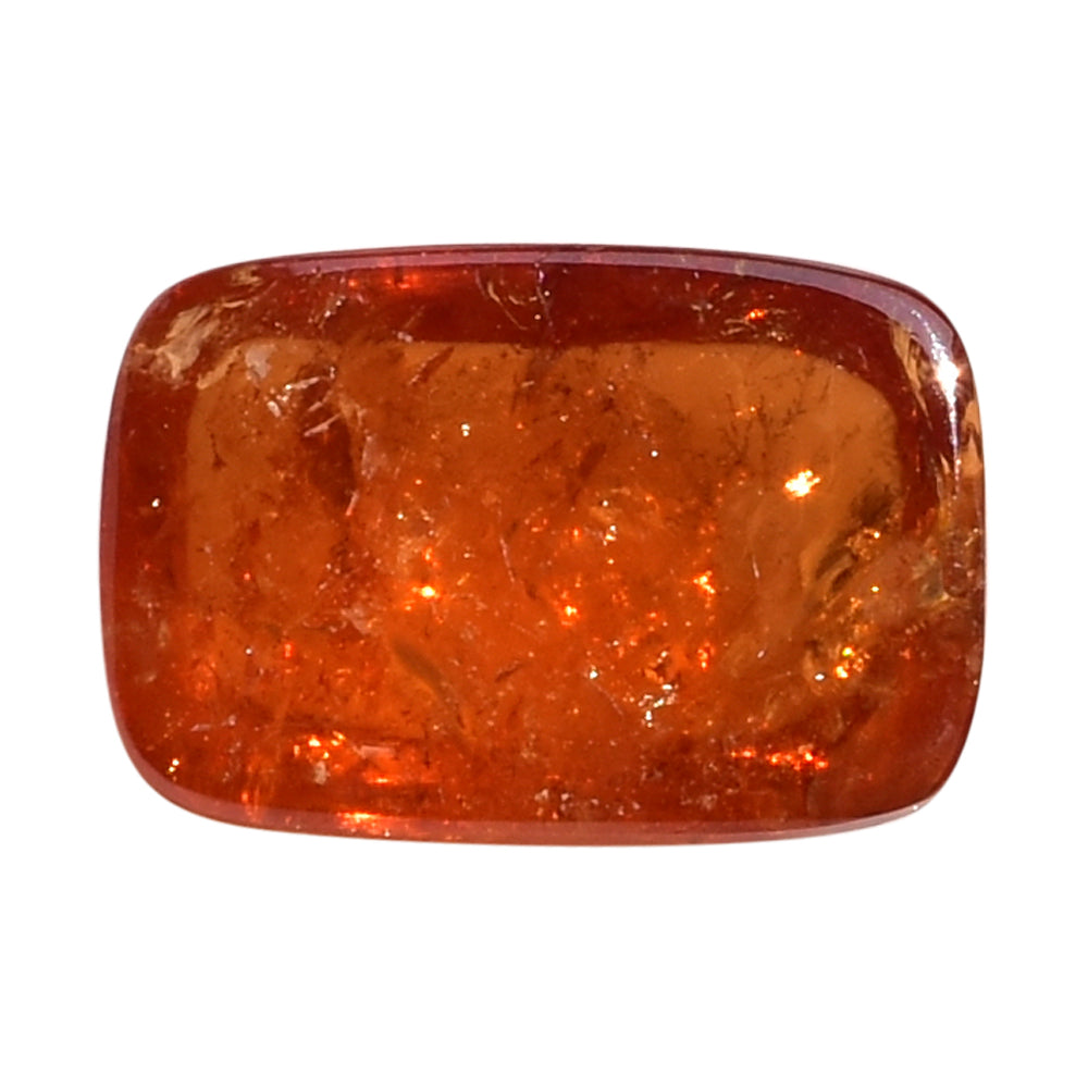SPESSARITE PLAIN CUSHION CAB (AAA/MILKY) 14.50X10.50 MM 9.91 Cts.