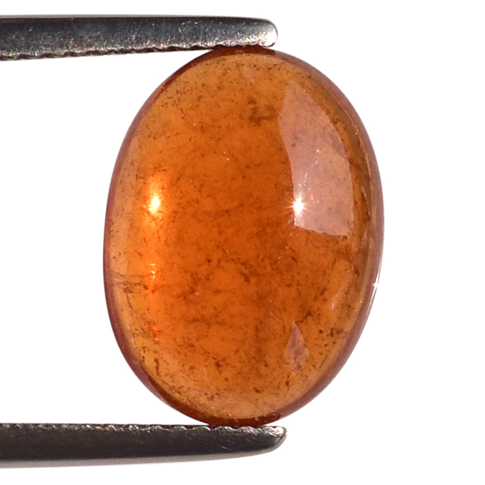 SPESSARITE PLAIN OVAL CAB (AA/MILKY) 14.00X10.30 MM 7.55 Cts.