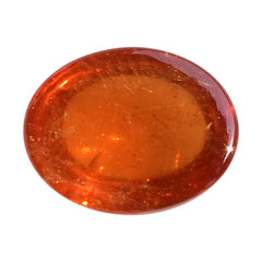 SPESSARITE PLAIN OVAL CAB (AA/MILKY) 12.00X9.50 MM 6.12 Cts.
