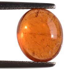 SPESSARITE PLAIN OVAL CAB (AA/MILKY) 12.00X9.50 MM 6.12 Cts.