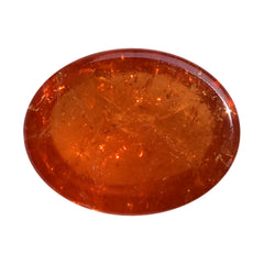 SPESSARITE PLAIN OVAL CAB (AAA/MILKY) 14.50X11.50 MM 10.03 Cts.