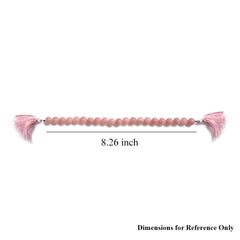 GUAVA QUARTZ PLAIN BALLS 10-10.50MM 8" PER LINE 146.57 Cts.