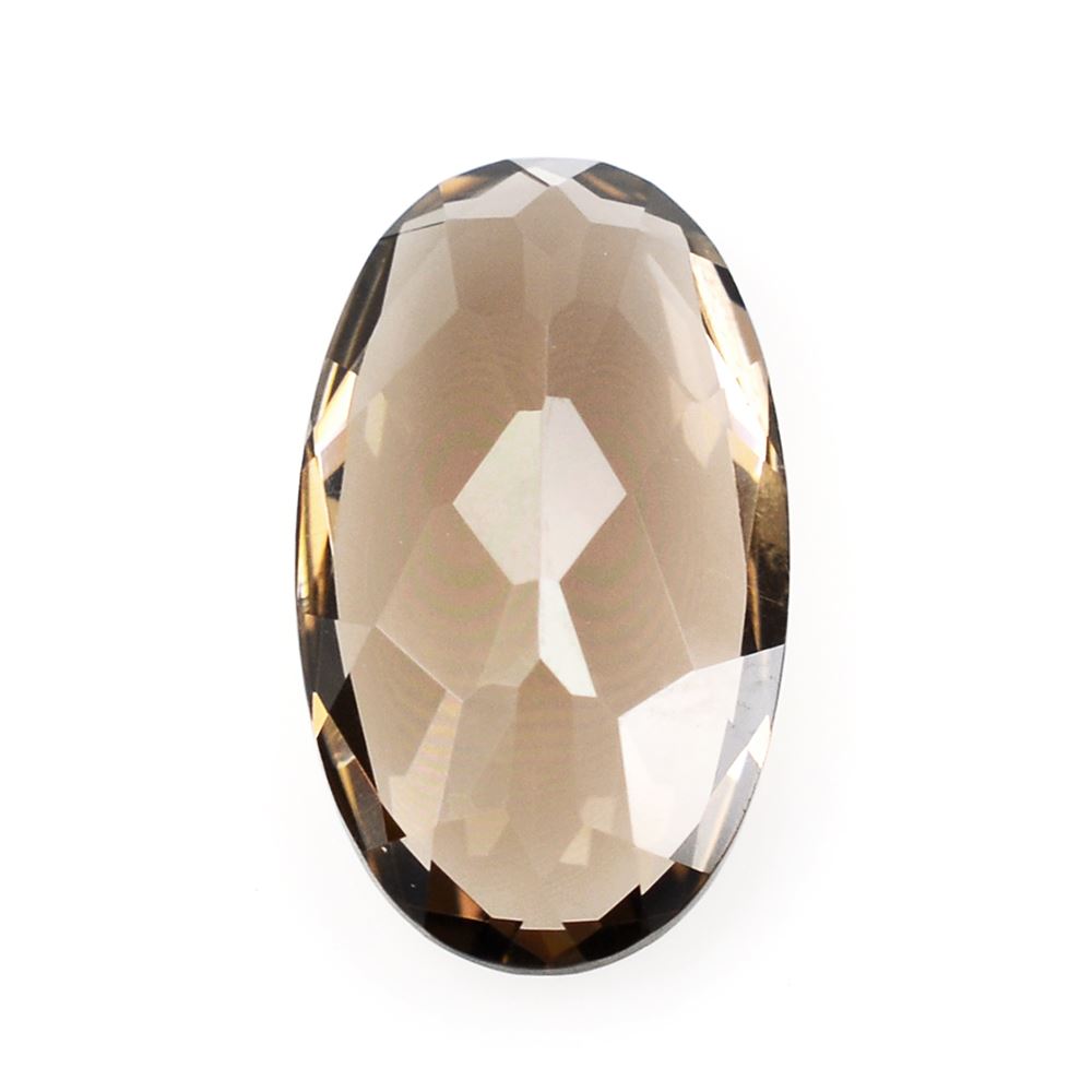 SMOKY QUARTZ CUT OVAL 14.75X8.50MM 4.03Cts.