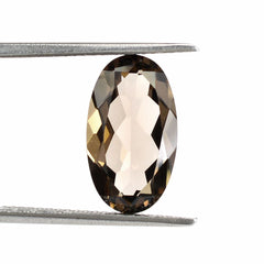 SMOKY QUARTZ CUT OVAL 14.75X8.50MM 4.03Cts.