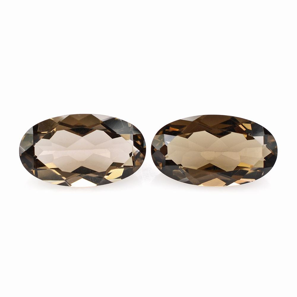 SMOKY QUARTZ CUT OVAL 14.75X8.50MM 4.03Cts.