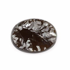 SMOKY QUARTZ ROUGHTOP OVAL CAB 16X12MM 7.90Cts.