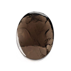 SMOKY QUARTZ ROUGHTOP OVAL CAB 16X12MM 7.90Cts.
