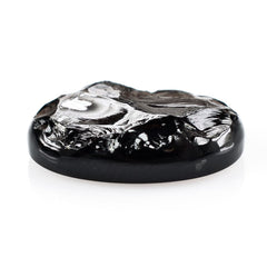 SMOKY QUARTZ ROUGHTOP OVAL CAB 20X15MM 13.45Cts.