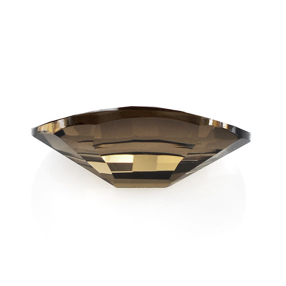 SMOKY QUARTZ CHESS CUT OVAL 20X15MM 11.50Cts.