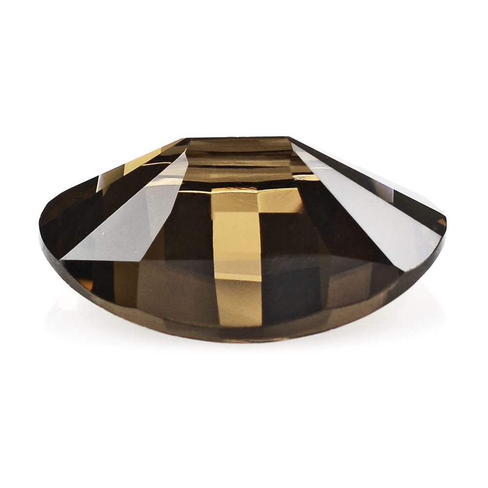 SMOKY QUARTZ CHESS CUT OVAL 20X15MM 11.50Cts.