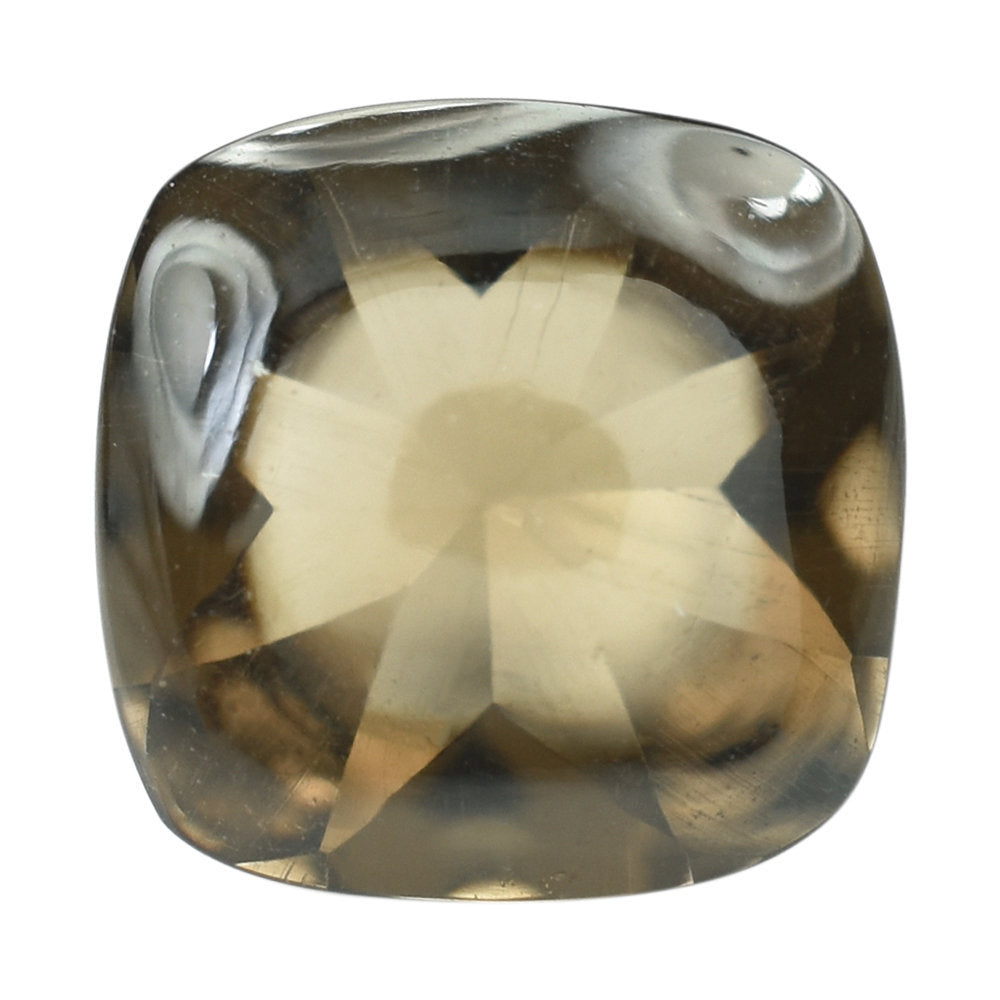 SMOKY QUARTZ BUFFTOP CUSHION 9MM 2.78 Cts.