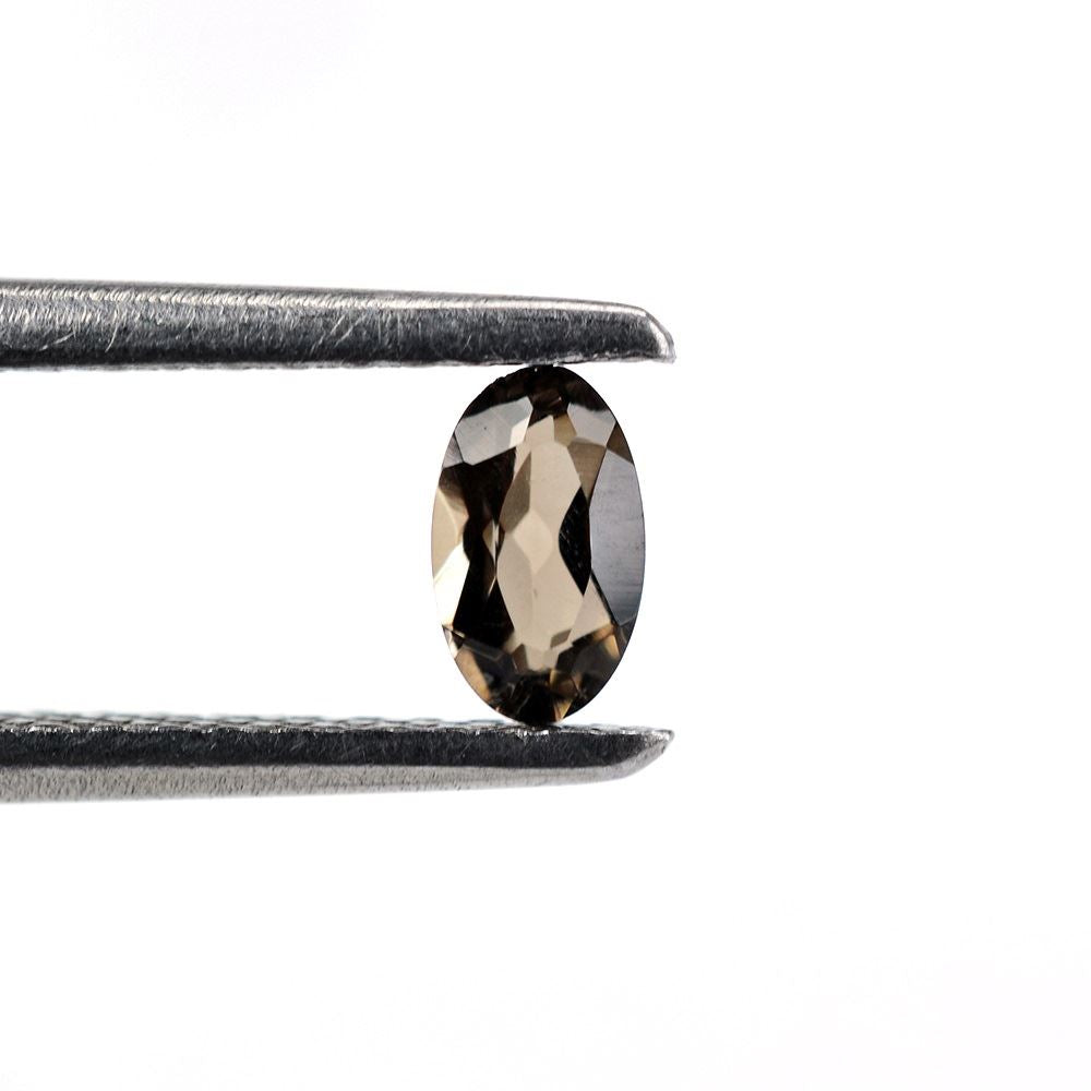 SMOKY QUARTZ CUT OVAL 5X3MM 0.20Cts.