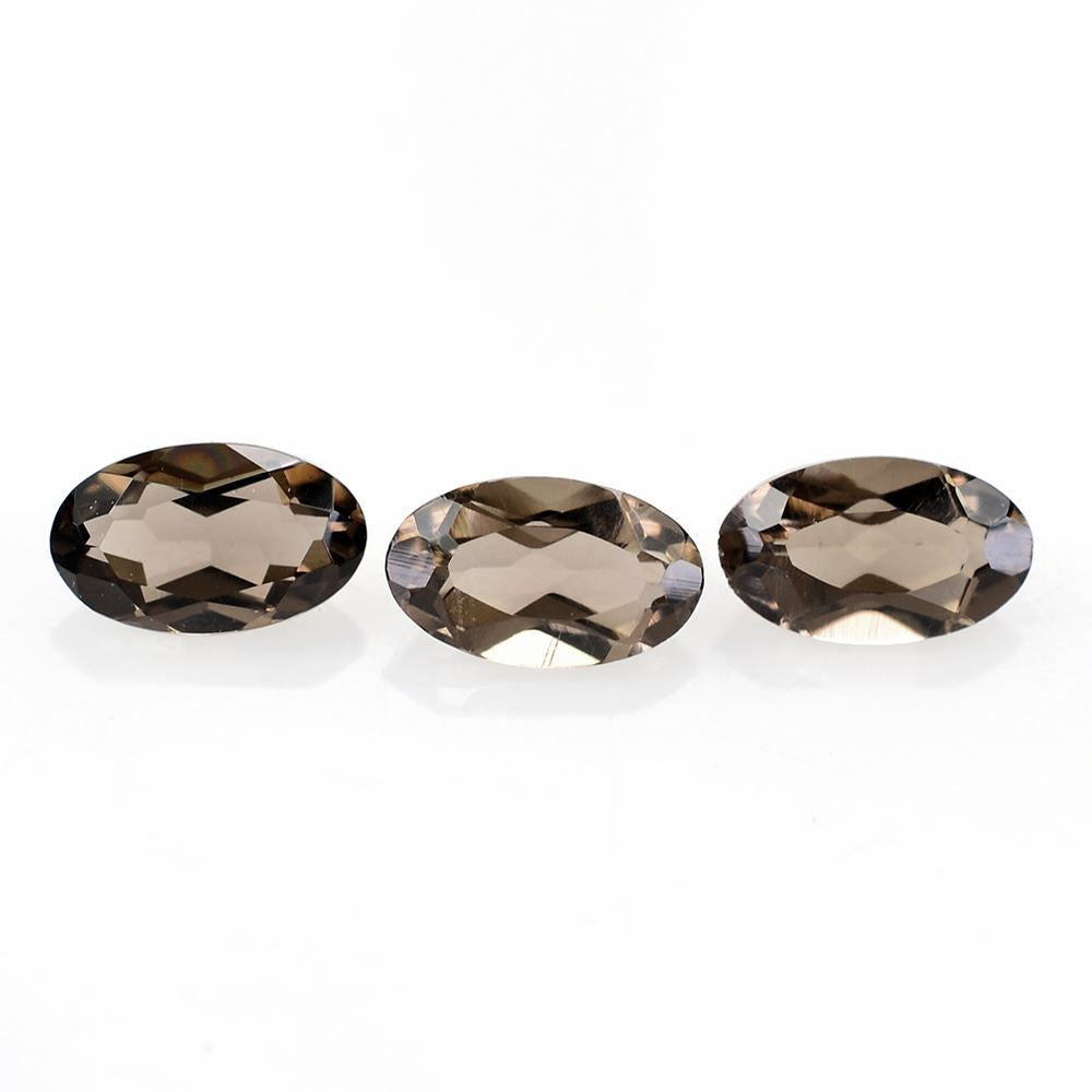 SMOKY QUARTZ CUT OVAL 5X3MM 0.20Cts.
