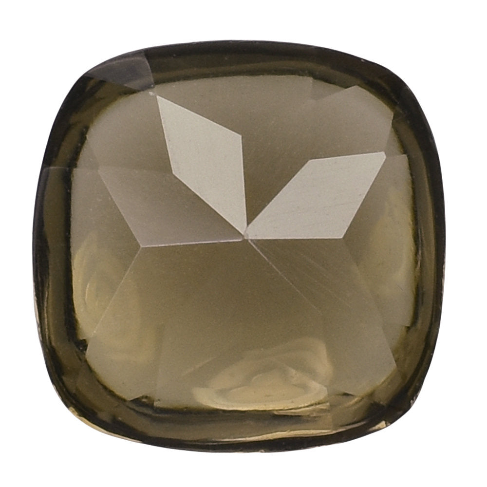 SMOKY QUARTZ BUFFTOP CUSHION 7MM 1.36 Cts.